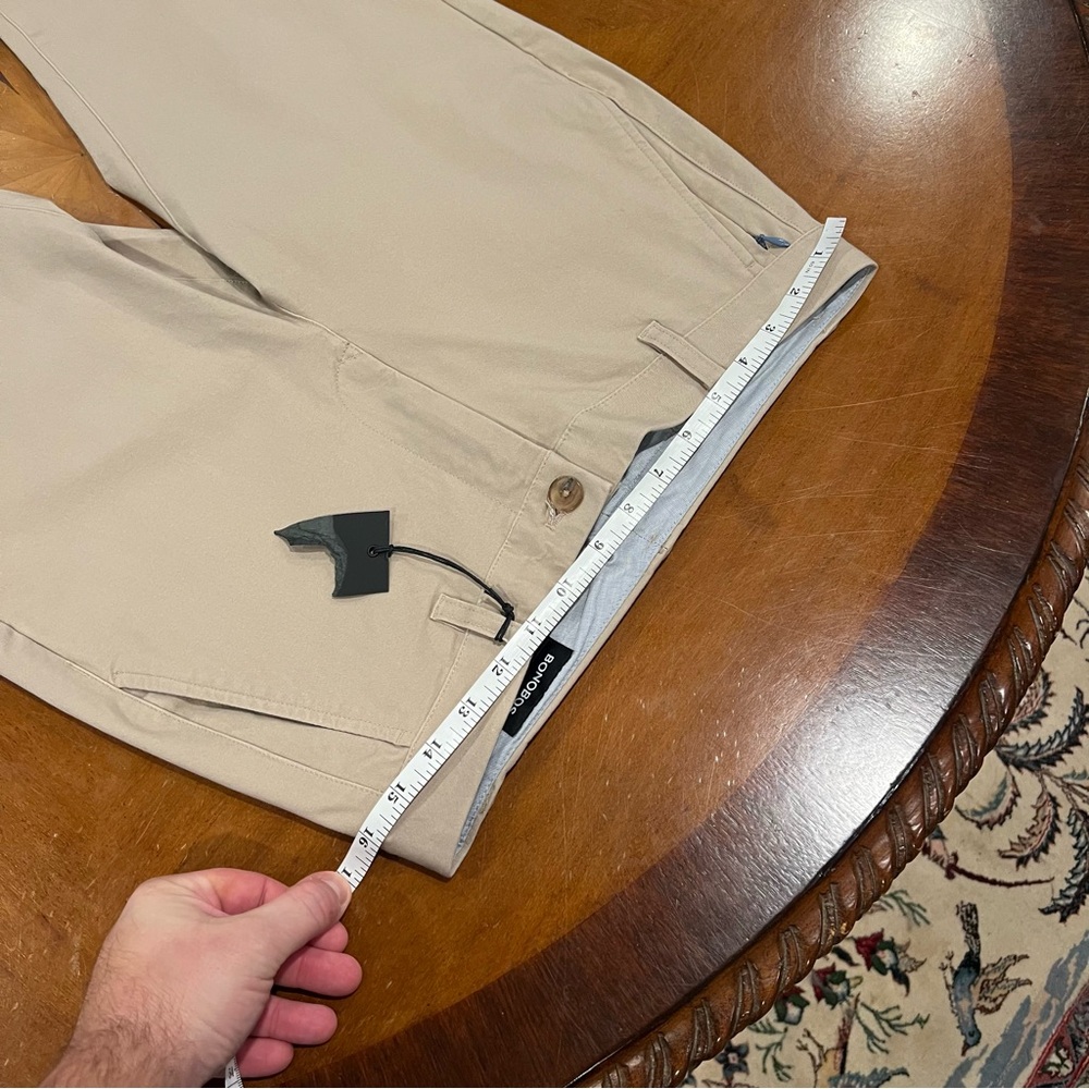 SOLD NWT Bonobos The Washed Chino Pant 2.0 Khaki 30x30 Slim Fit Stretch Cotton - Picture 14 of 16